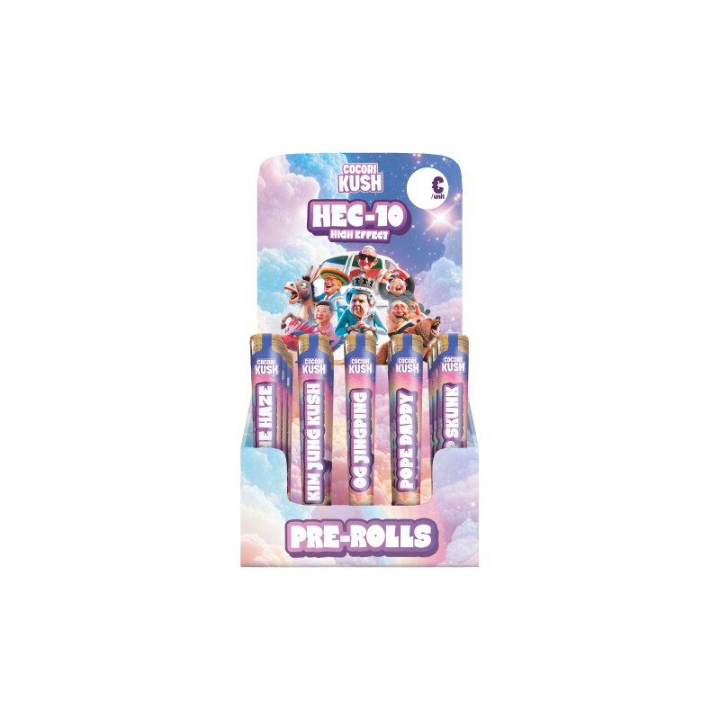 WHOLESALE PREROLL DISPLAY HEC-10