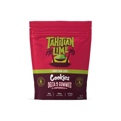 Gummies COOKIES Tahitian Lime (Box of 10 units)