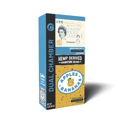 Dual Chamber Vape 99% Signature Blend - LPC 75 & Apples and Bananas COOKIES (Box of 10 units)