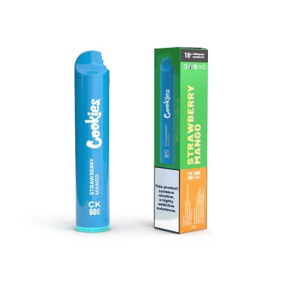 Nicotine Puff 600 Strawberry Mango COOKIES (1 Box of 10 units)
