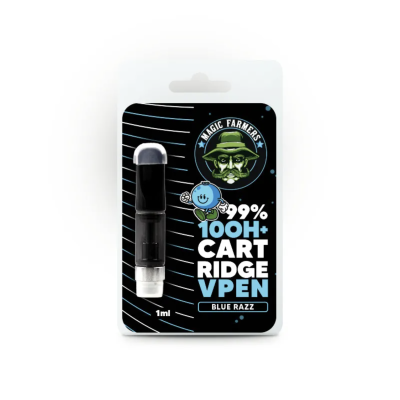 CARTRIDGE 1ML 99% 10-OH - CARTOUCHE LIVE RESIN BLUE RAZZ (x25)