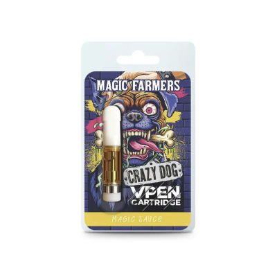 CARTRIDGE 1ML 99% MAGIC SAUCE - CRAZY DOG (x25)