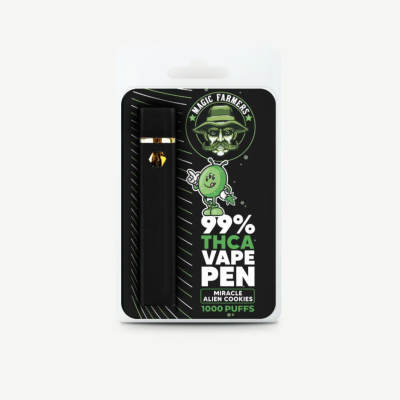 VAPE PEN 2ML 99% THCA LIVE RESIN - MIRACLE ALIEN COOKIES (x25)