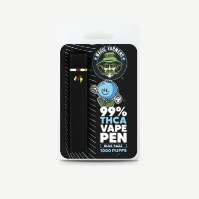 VAPE PEN 2ML 99% THCA LIVE RESIN - BLUE RAZZ (x25)