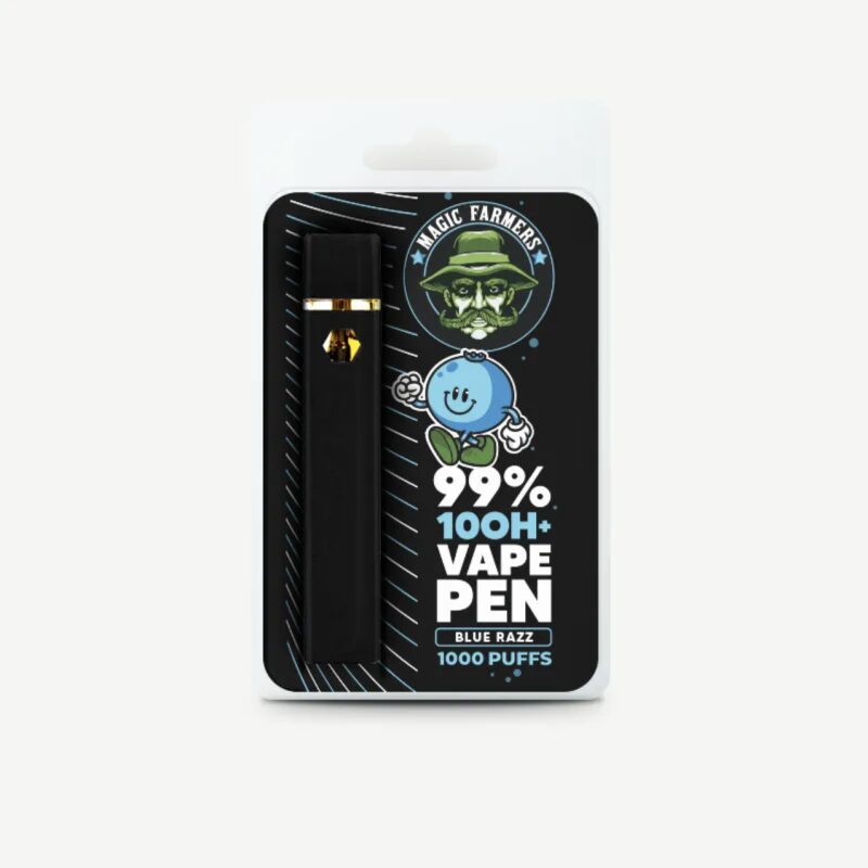 Vape Pen 2ml 99% 10-OH Live Resin Blue Razz x25