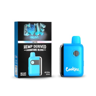 BLUE RAZ - VAPES 5G INFUSED - COOKIES® - (BOX OF 5 UNITS)