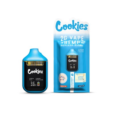 CEREAL MILK & LONDON POUND CAKE - DUAL CHAMBER VAPE 2G INFUSED - COOKIES® - (BOX OF 5 UNITS)