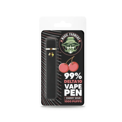 VAPE PEN 2ML 99% DELTA-10 - CHERRY SOUR (x25)