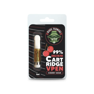CARTRIDGE 1ML 99% DELTA-10 - CHERRY SOUR (x25)