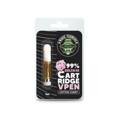 CARTRIDGE 1ML 99% DELTA-10 - COTTON CANDY (x25)
