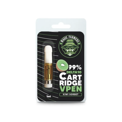 CARTRIDGE 1ML 99% DELTA-10 - KIWI SORBET (x25)